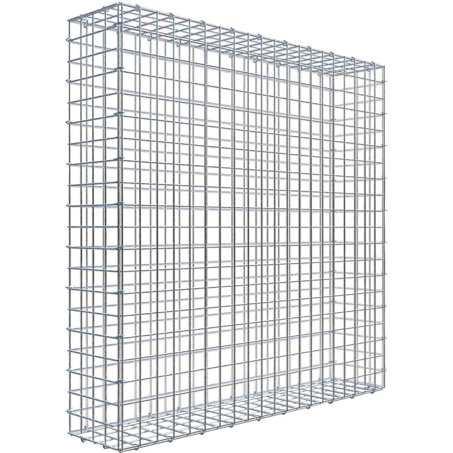 Gabiona C-Ring-Gabione 100 x 100 x 20 cm Maschenw 5 x 5 cm