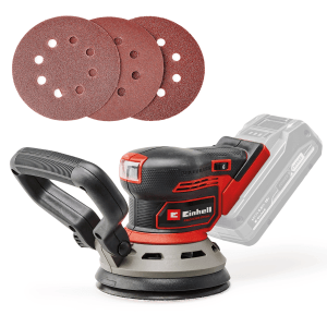 Einhell Akku-Exzenterschleifer TP-RS 18/32 Li BL-Solo mit Schleifpapier (ohne Akku/Ladegerät)