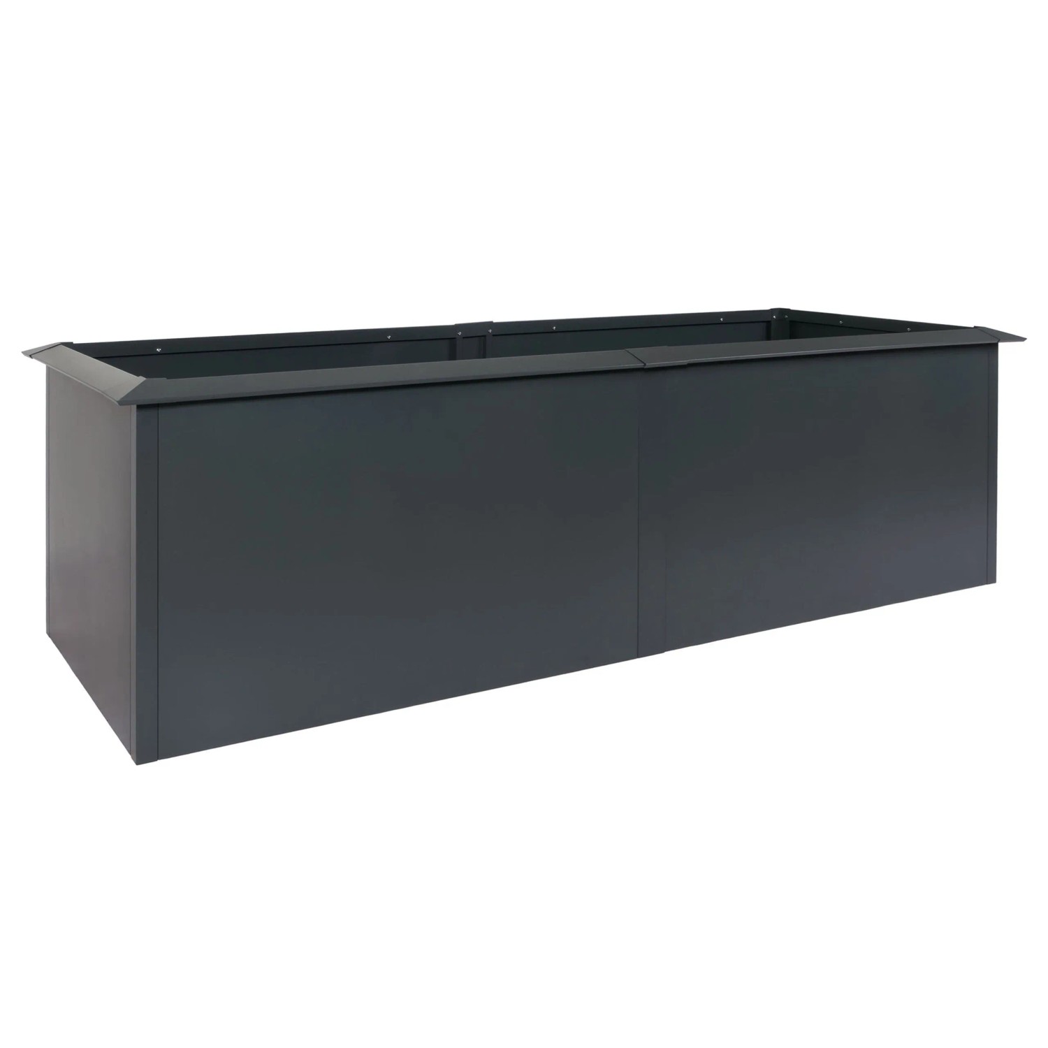 PROREGAL Hochbeet Schneckenkante HxBxT 78x250x90cm Eisen 65kg Anthrazit Metallhochbeet Gemüsebeet Blumenkasten Pflanzkübel