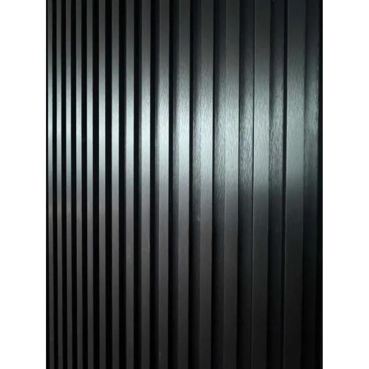 Schwarze Colortree Akustikpaneele aus Metall, wasserdicht und schallabsorbierend, 4 Stück.