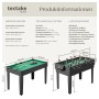 Tectake Multifunktions-Spieltisch Sirgamealot 15In1 mit Billard und Tischkicker, Zubehör inklusive.