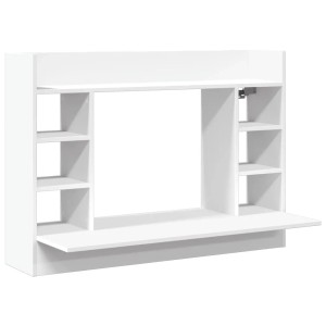 vidaXL Wand-Schreibtisch Weiß 105x48x75 cm Holzwerkstoff 847968