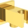Ideal Standard Brausehalter Idealrain Atelier, eckig, Brushed Gold.