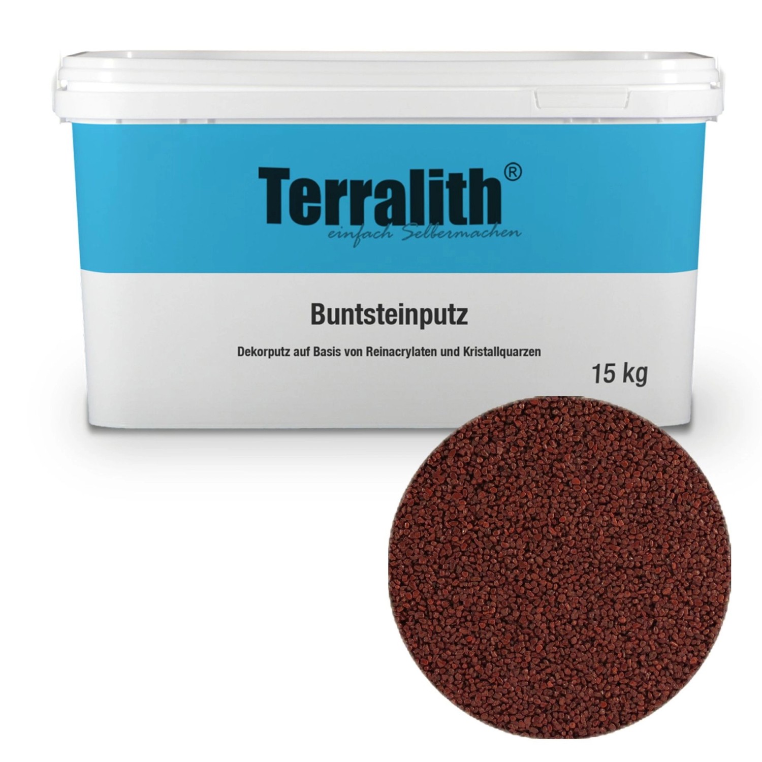 Terralith Buntsteinputz Mosaikputz 2mm -15 kg- BSP129 Rot