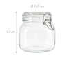 Relaxdays Einmachgläser 6er Set Glas Transparent Luftdicht mit Bügelverschluss 12,5 cm x 11,5 cm 750 ml_4