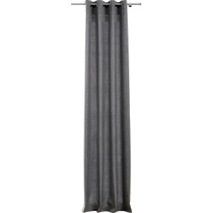 Grauer Mydeco Ösenschal Chalet Verdunklung 135x245 cm für Fenstervorhänge.