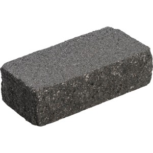 Diephaus Mauerstein Maximo Brista, schwarz, 42x21x12,5 cm, ideal für Mauern und Einfassungen.