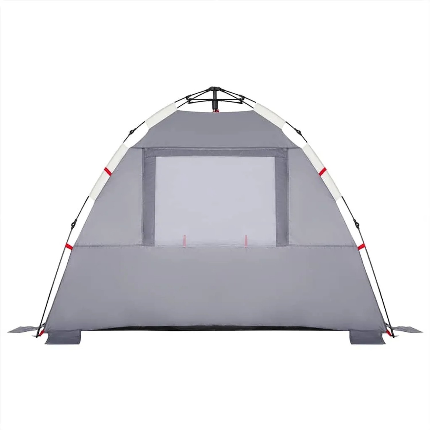 vidaXL Strandzelt 3 Personen Grau Quick Release Wasserdicht 4005316_8