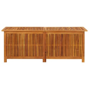 VidaXL Gartenbox aus Akazienholz, 150x50x58 cm, ideal zur Aufbewahrung von Gartenutensilien.
