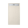 Rechteckige, beige Frascio Duschwanne 90x135 cm mit Gitterlinie und Steinoptik.