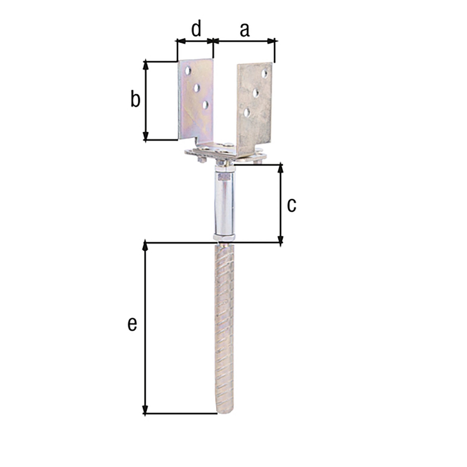 Alberts UPfostenträger 71161 mm/110/250/70 mm Verzinkt kaufen bei OBI