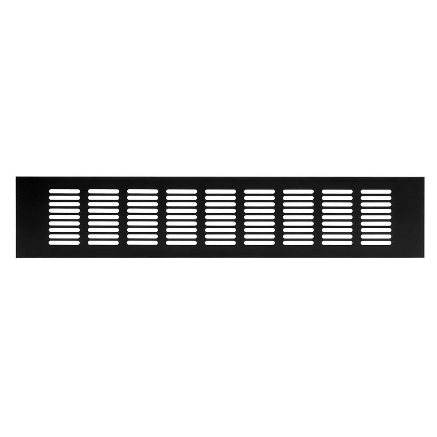 Häusler Lüftungsgitter LG-4008 BL-SG Schwarz Eloxiert Stegblech 400 x 80 mm