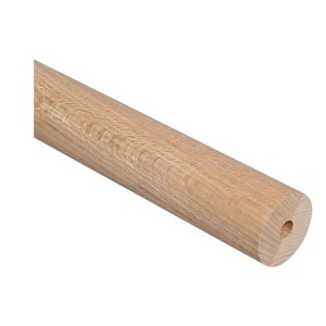 Massiver Buchenholz Handlauf, Ø 40 mm, Länge 2250 mm, für den Innenbereich.