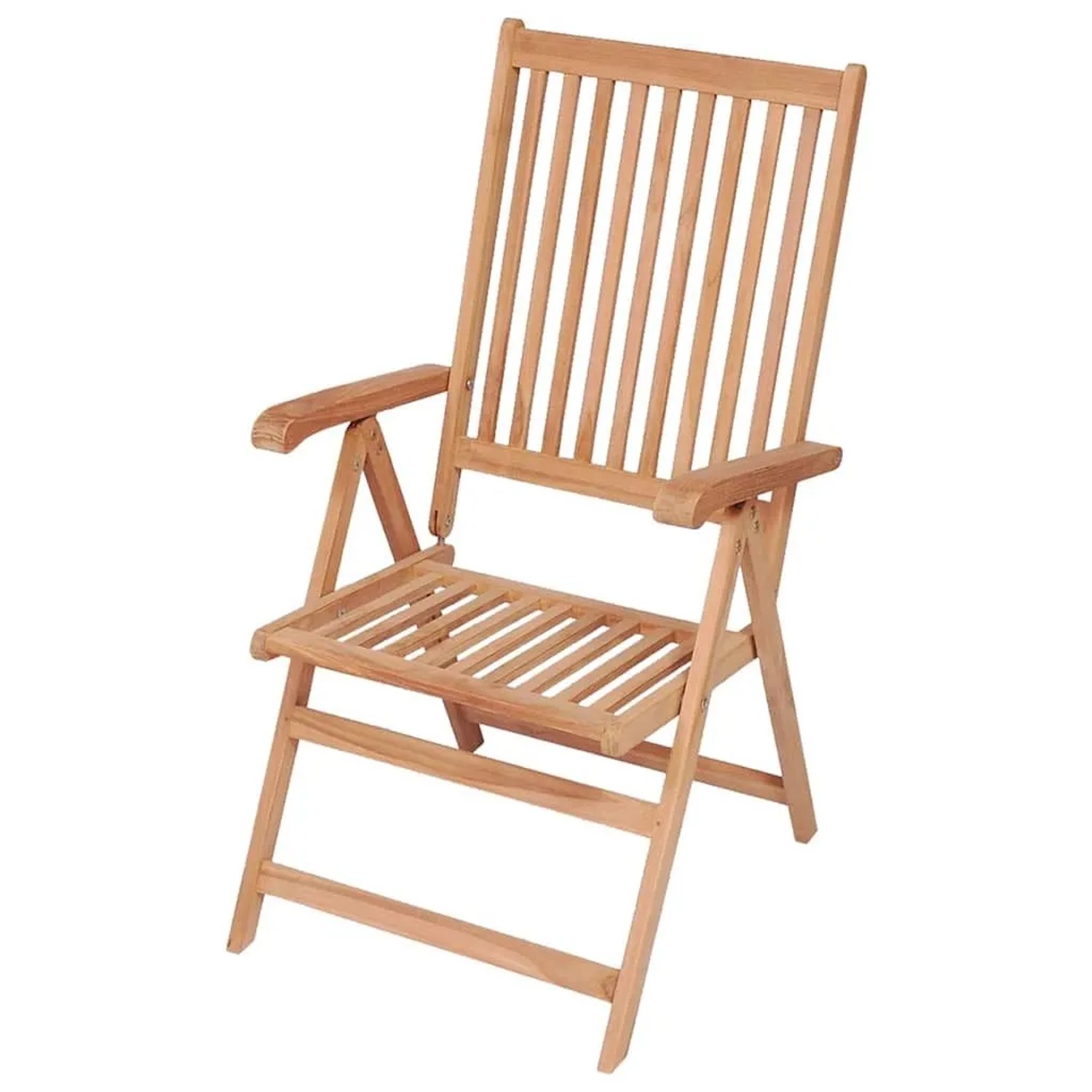 vidaXL Verstellbare Gartenstühle 2 Stk Massivholz Teak 43029_2