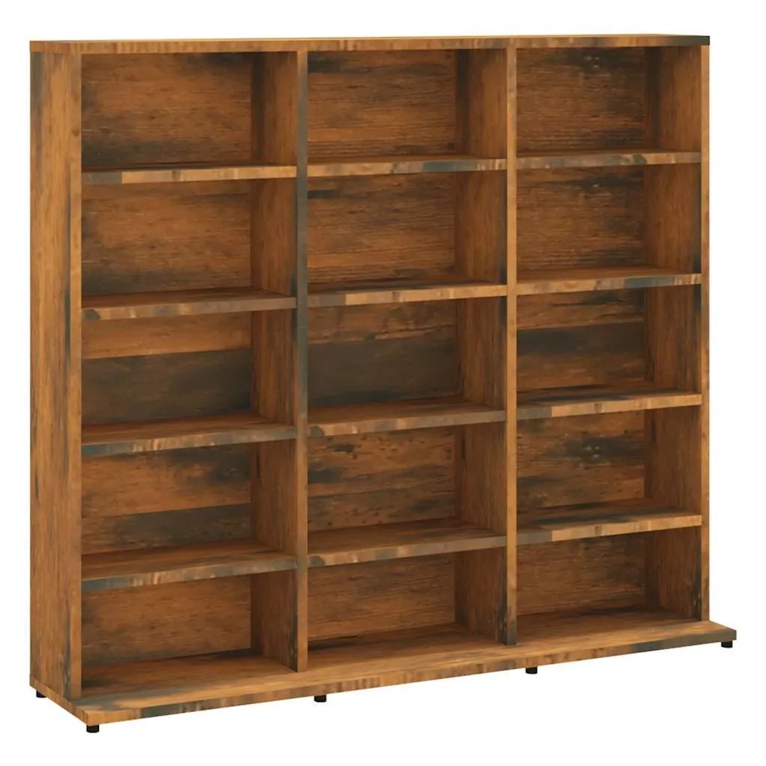 vidaXL CD-Regal Räuchereiche 100x23x89,5 cm Holzwerkstoff 815483