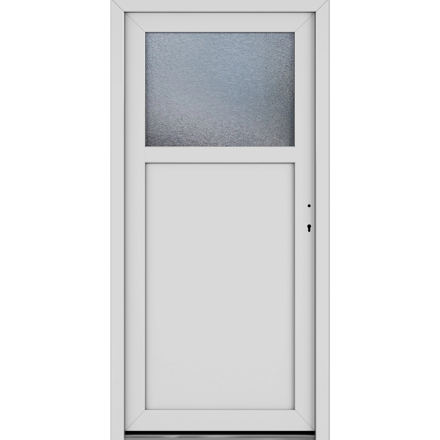 Roro Nebeneingangstür OKE 1154 Kunststoff 5FA Weiß 98 cm x 198 cm DIN R