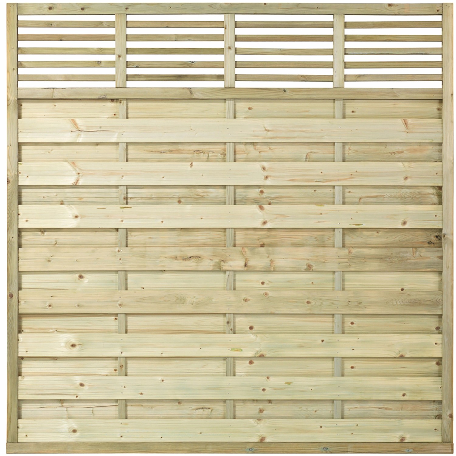 Sichtschutzzaun Newline Nadelholz druckimprägniert 180 cm x 180 cm günstig online kaufen