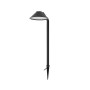 Moderne Lindby LED Außenleuchte Capelo, schwarz, aus Aluminium, 77cm hoch. Gartenstrahler für stimmungsvolle Beleuchtung.