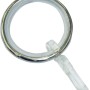 Gardinenring Kreta Edelstahl-Optik mit Gleiteinlage für Gardinenstangen.