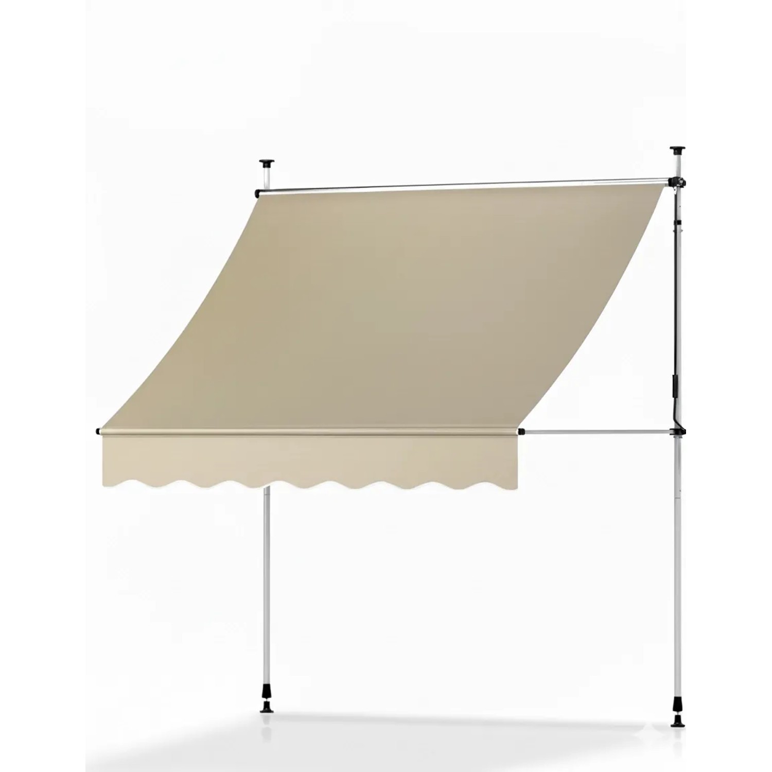 Sol Royal Klemmmarkise 2m Breit ohne Bohren SolVision BM3 Beige