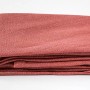 Terracottafarbenes Floracord Dreiecksonnensegel aus HDPE, 300x300x300 cm, gefaltet.