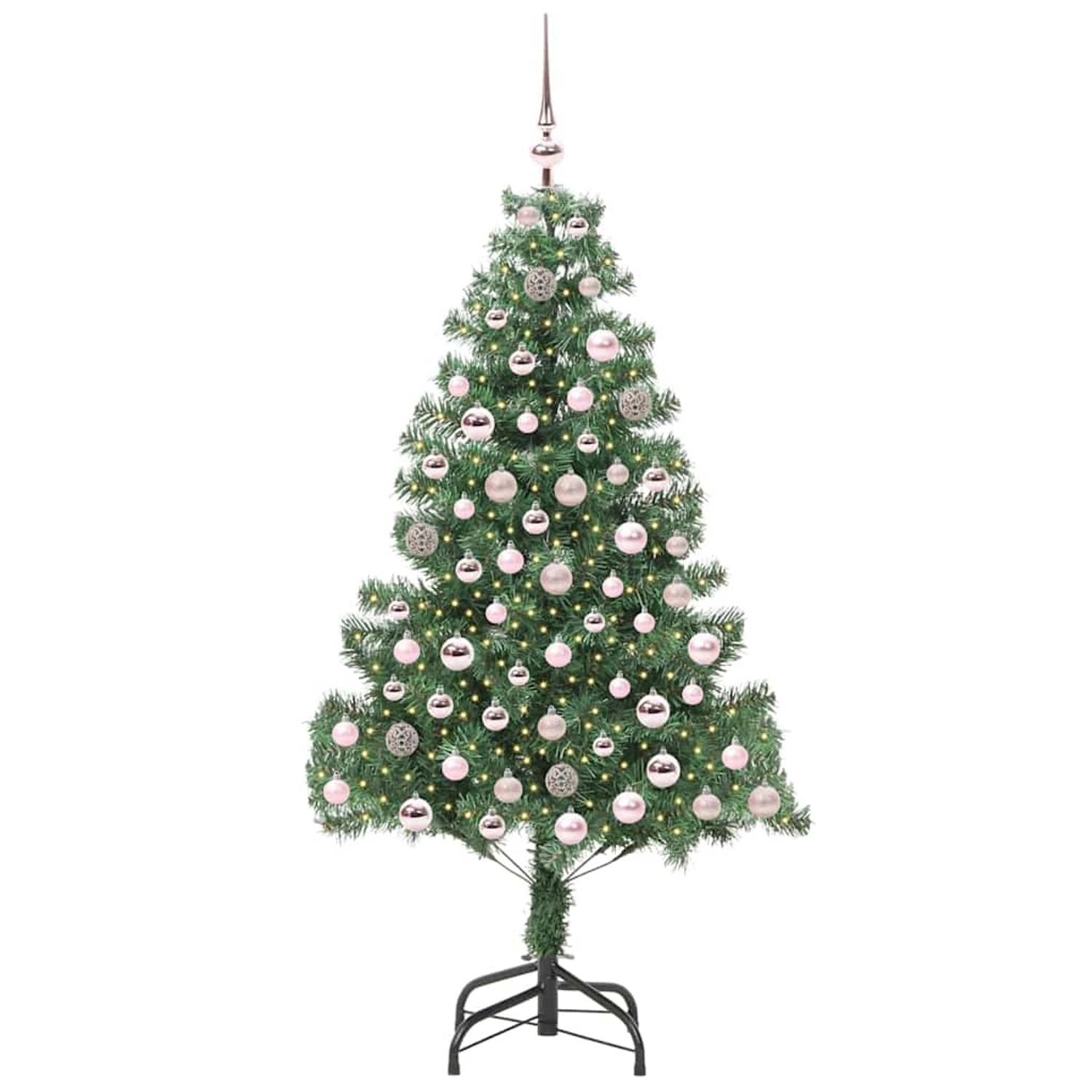 Thumbnail - vidaXL Weihnachtsbaum mit 300 LEDs mit Ständer Grün 210 cm PVC 3396391