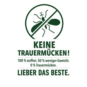 Symbolbild: Keine Trauermücken in Compo Sana Blumenerde, torffrei, leichter.
