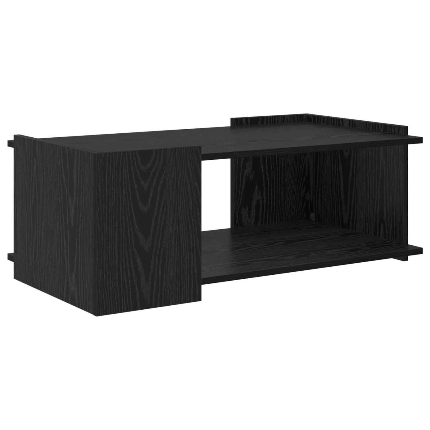 vidaXL Couchtisch Schwarze Eiche 90 x 50 x 33 cm Holzwerkstoff 8000995