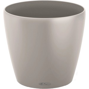 Lechuza Classico Color Pflanzgefäß, Ø 59 cm, sandbraun, für Innen- und Außenbereich.