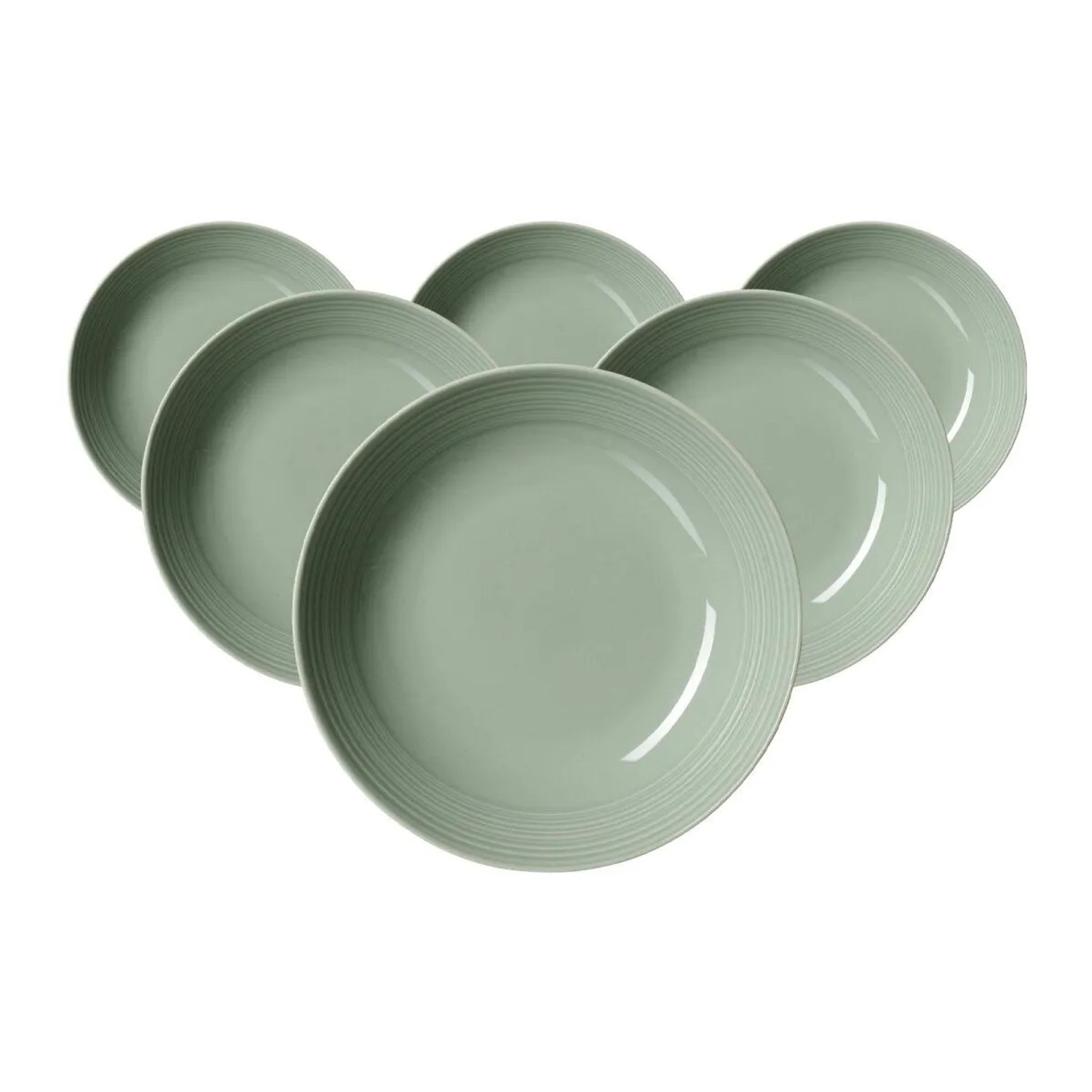 Ritzenhoff & Breker Levi Suppenteller 22 cm 6er Set Grün
