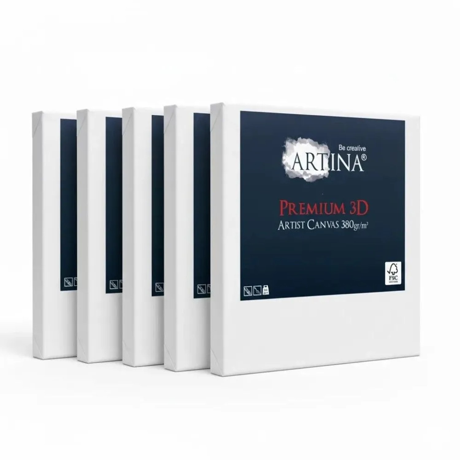 Artina Premium 3D Keilrahmen 50x70cm FSC 5tlg