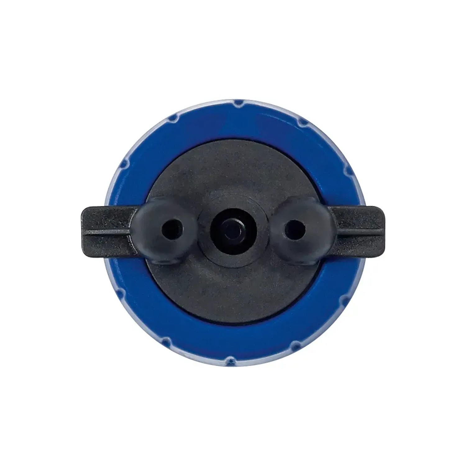 LUX Ersatzbecher für Farbsprühgerät HVLP 500/900W, blauer Deckel mit schwarzem Anschluss.