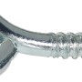 Verzinkte LUX Ringschraube (2x12 mm) mit Holzgewinde, geeignet zum Aufhängen und Befestigen.