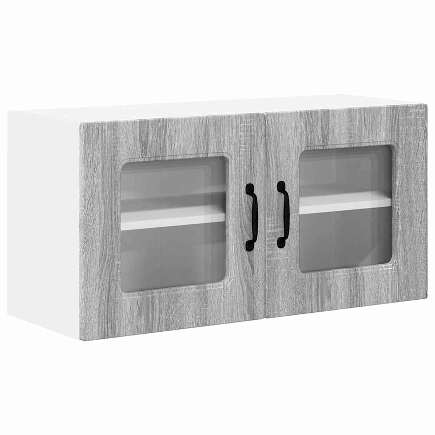 vidaXL Küchenwandschrank Graues Sonoma 80 x 31 x 40 cm Holzwerkstoff 884600 günstig online kaufen