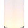 Globo Tischleuchte Lex, Nickel matt, mit RGBW LED, 88x190mm, für stimmungsvolle Außenbeleuchtung.