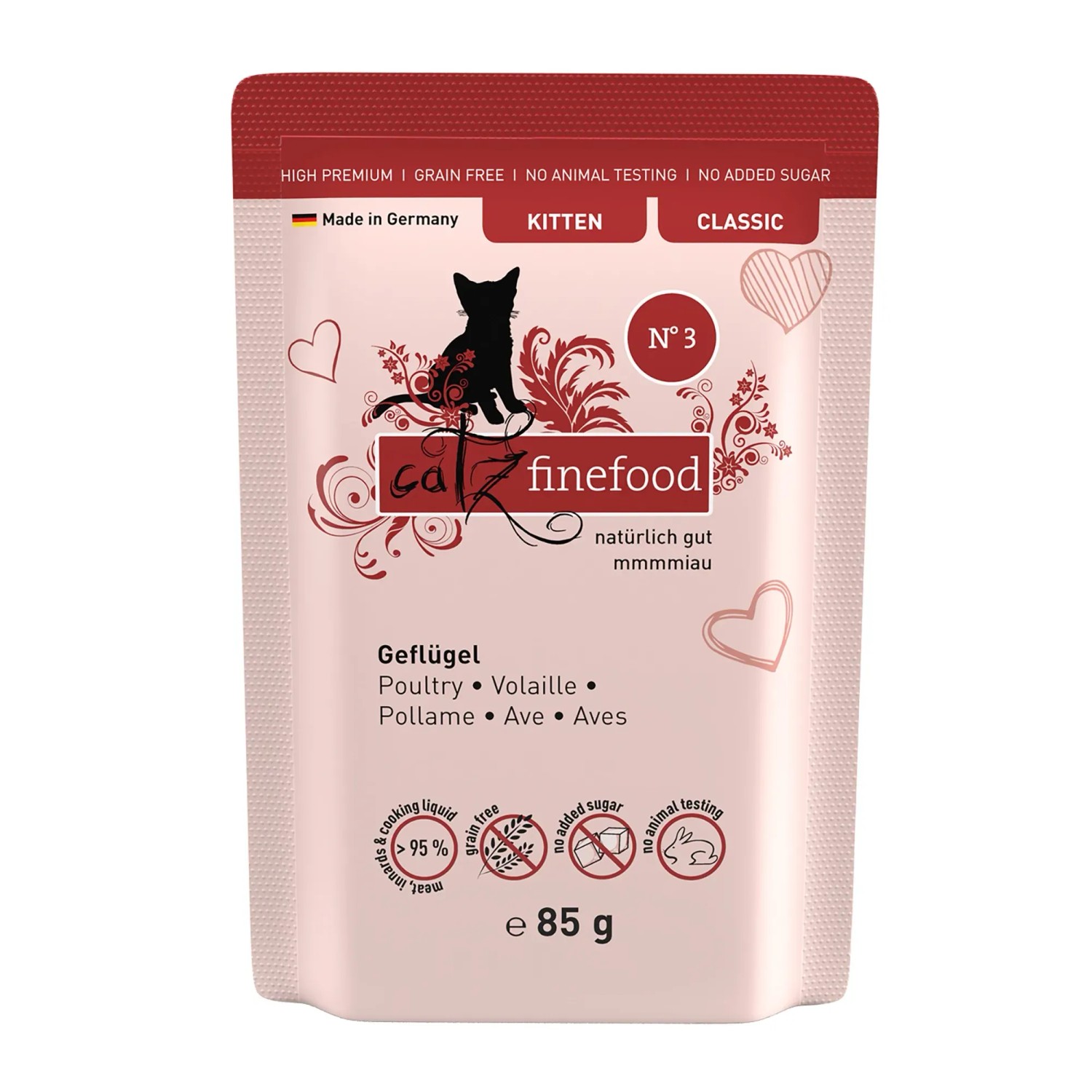 catz finefood Kitten Geflügel 85 g