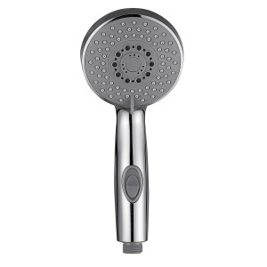 Wenko Duschkopf Basic Line 3 Funktionen Ø 10 cm Grau