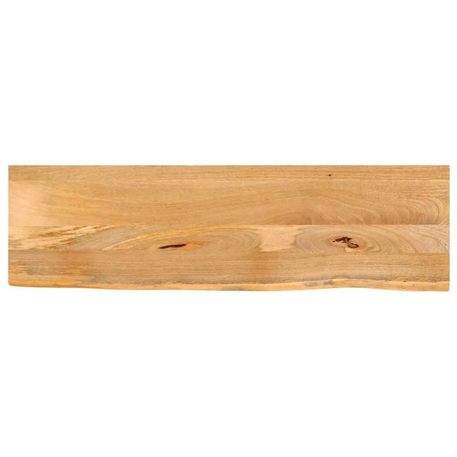 vidaXL Tischplatte mit Baumkante 120x20x3,8 cm Massivholz Mango 370470
