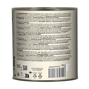 Lucky Jim Hunde-Nassfutter Adult Rind & Hirsch, 800g Dose.