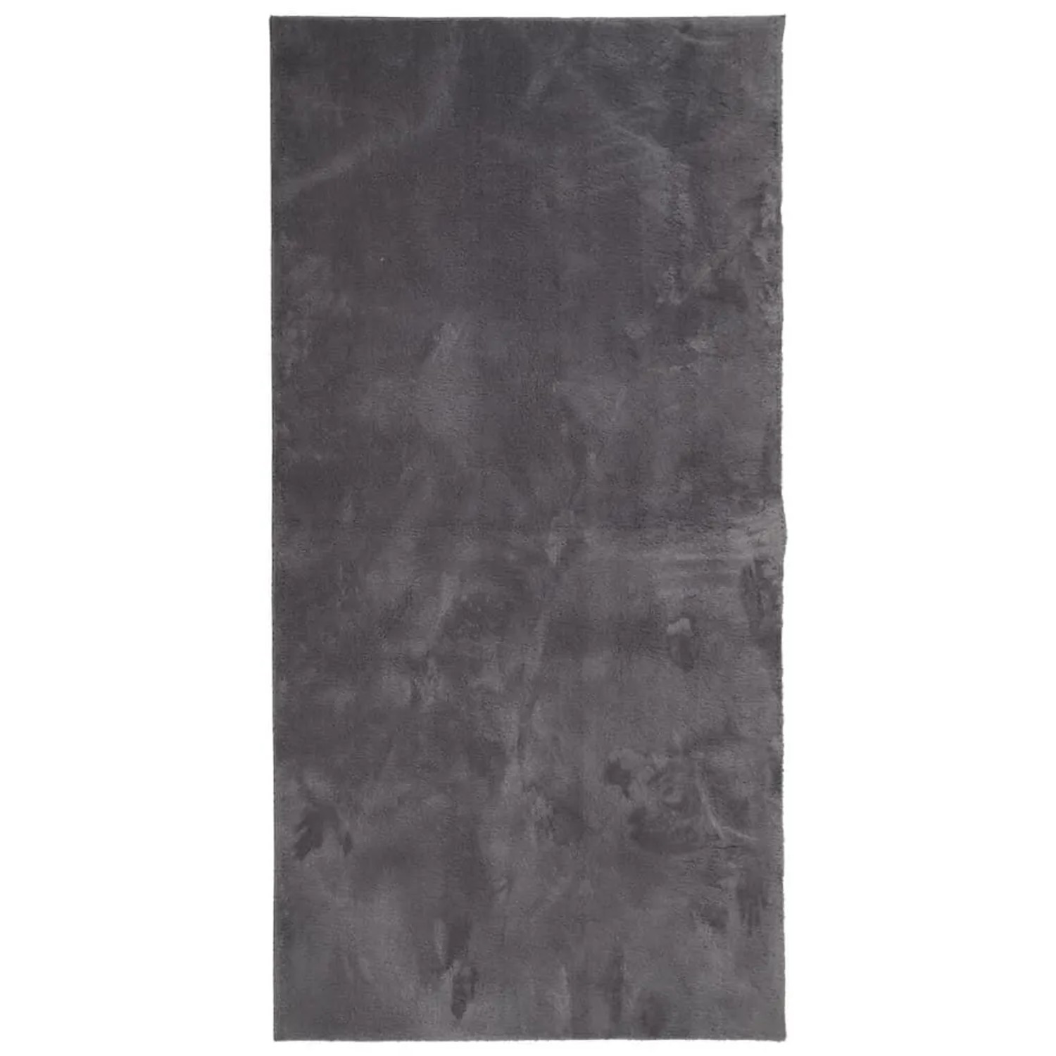 vidaXL Teppich HUARTE Kurzflor Weich und Waschbar Anthrazit 100x200 cm 3749 günstig online kaufen