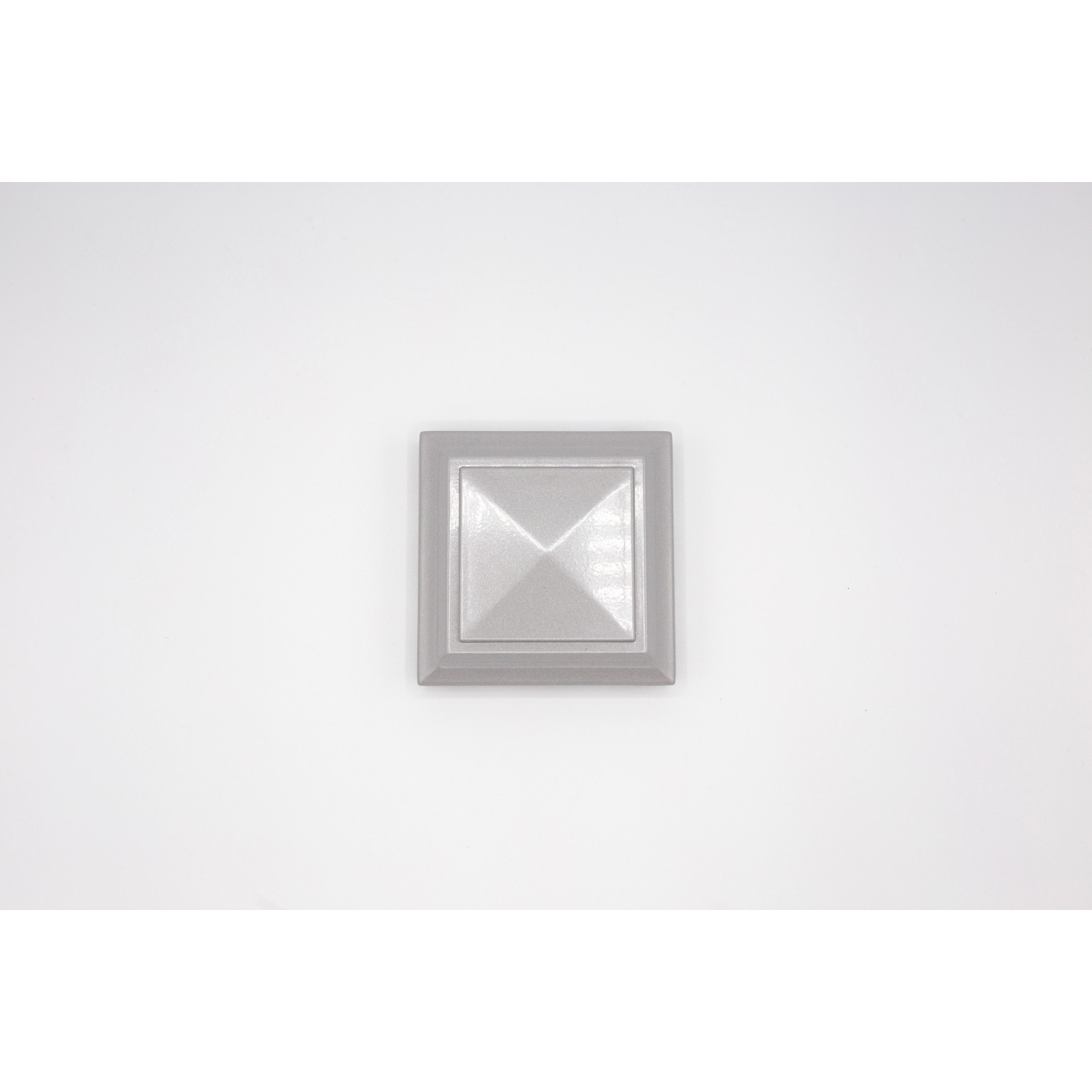 Pura Abschlußkappe RAL 9006 Silbergrau aus Aluminium 10 cm x 10 cm ...