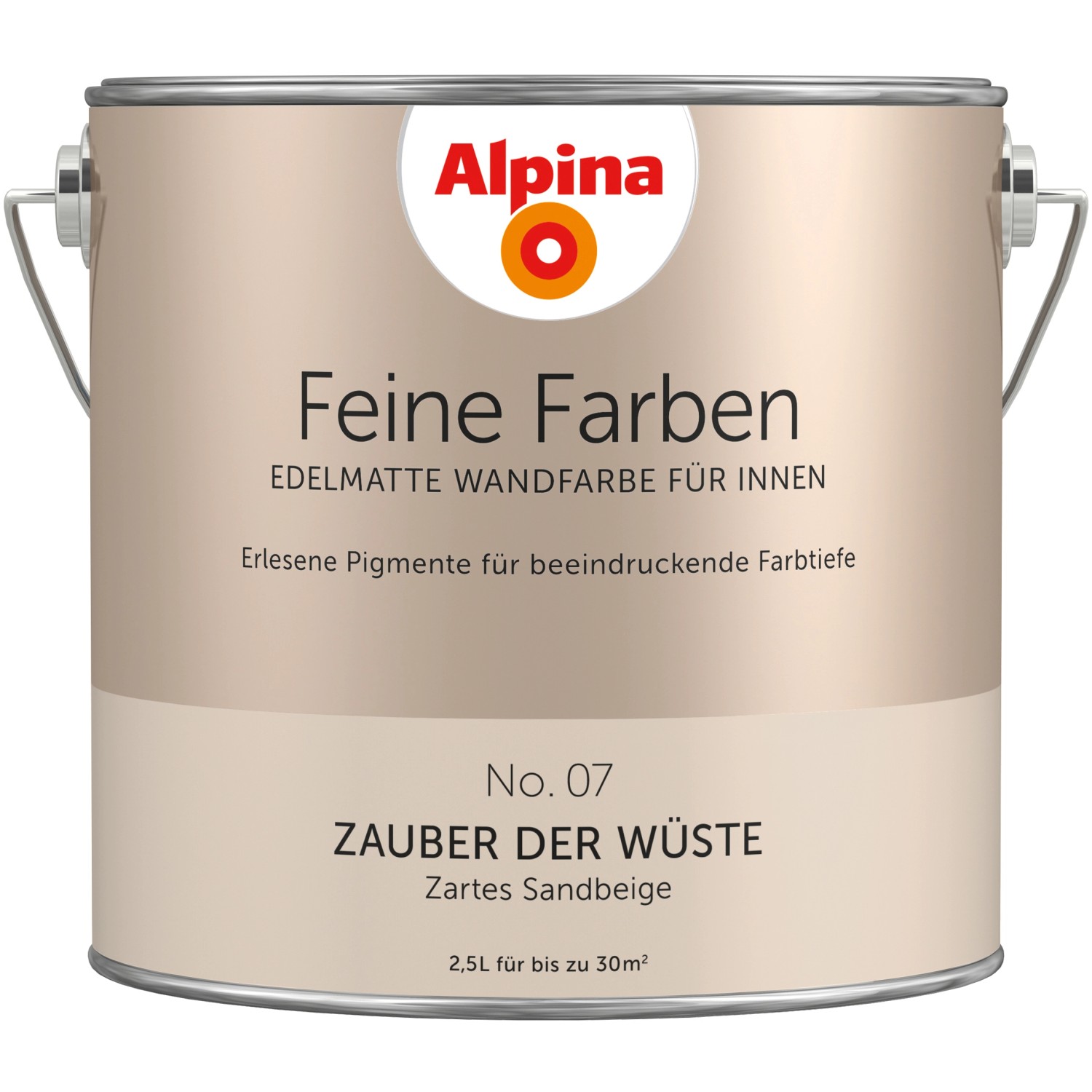 Alpina Feine Farben No. 7 Zauber der Wüste® Sandbeige edelmatt 2,5 l