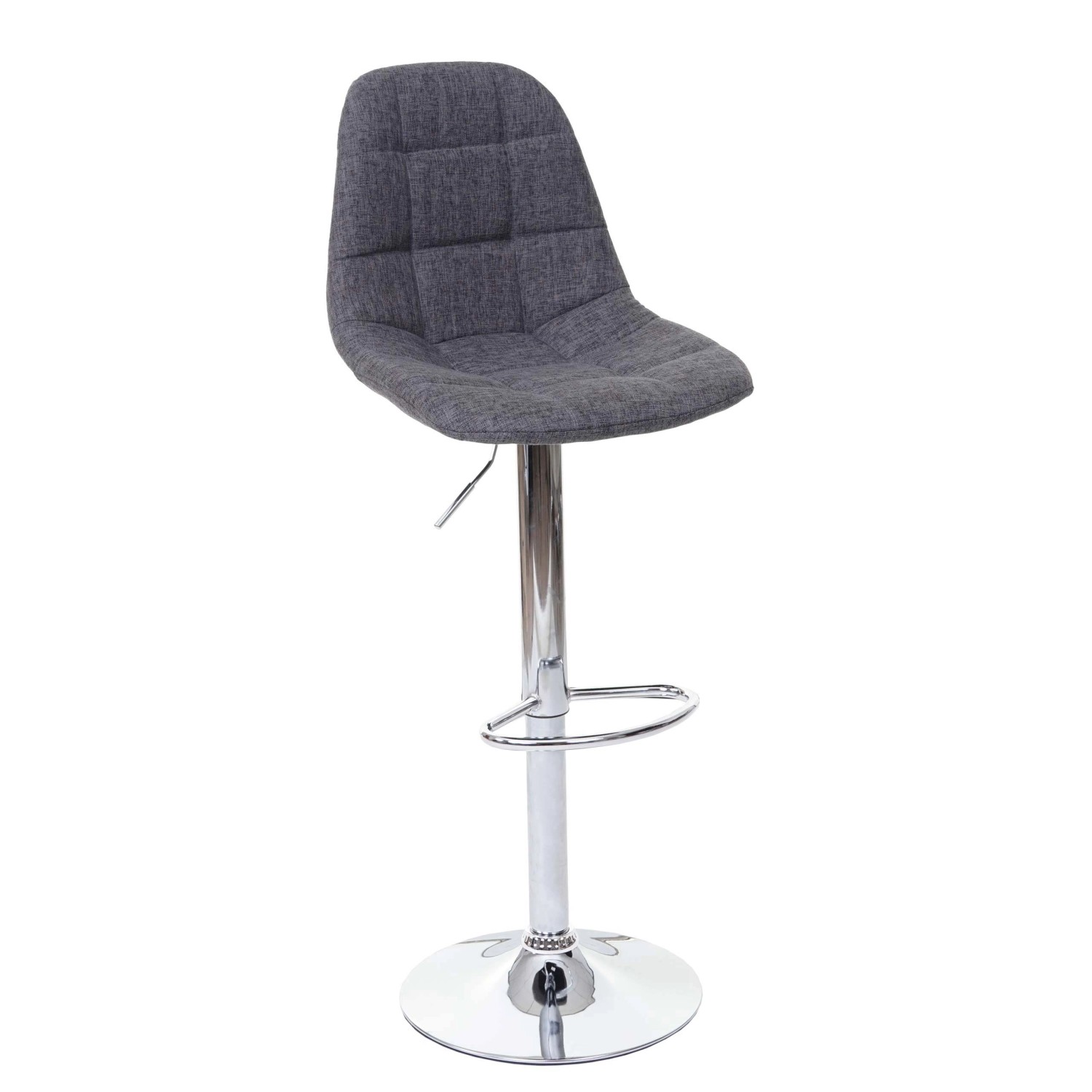 PROREGAL Barhocker Gepolstert Und Höhenverstellbar Mit Lehne Sitzhöhe 61-81 günstig online kaufen