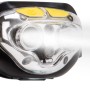 Energizer Vision Ultra Kopflampe mit schwarzem Stirnband und hellem Lichtstrahl.