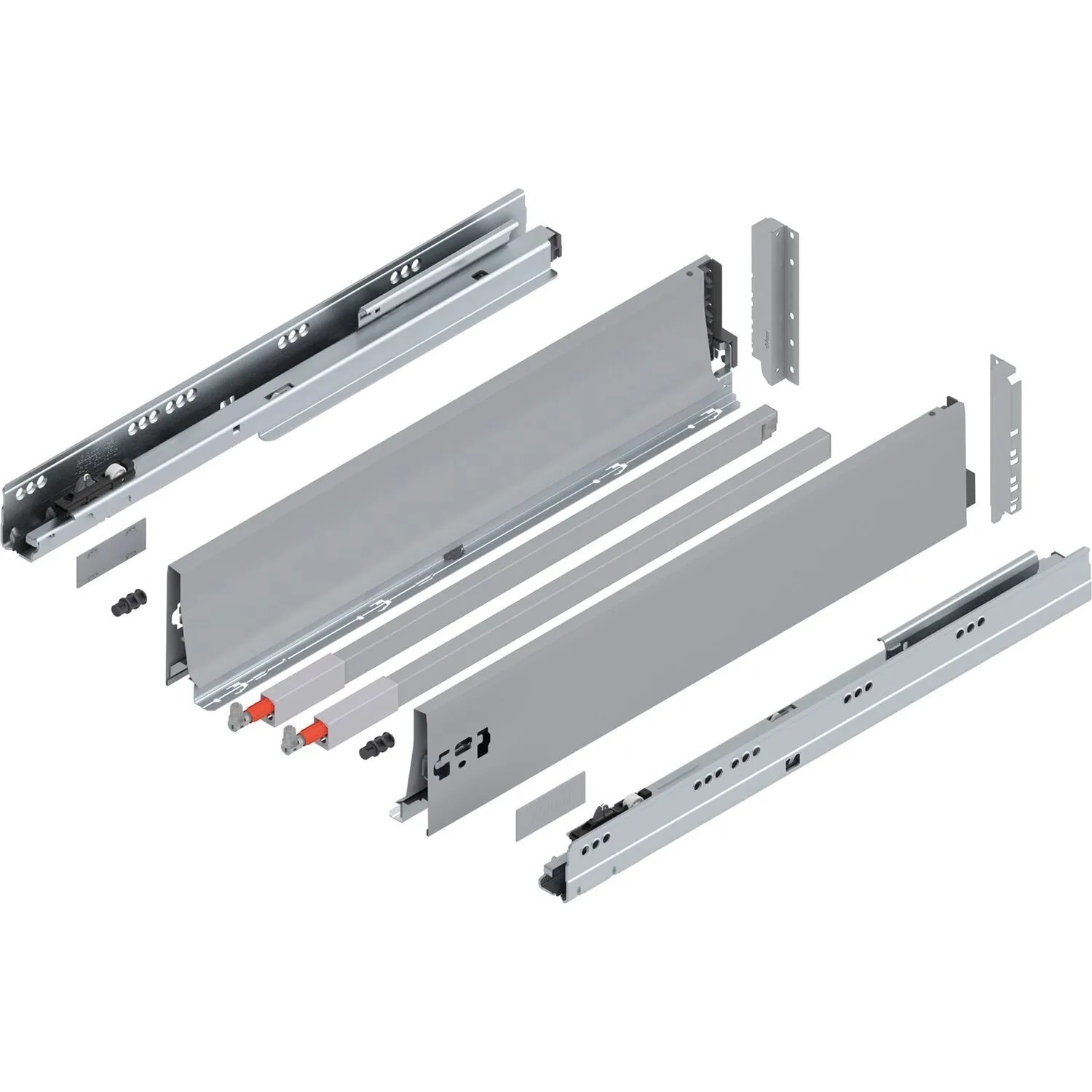 Blum D-Reling K Tandembox antaro Vollauszug 600 mm 65 kg Grau 1 Paar