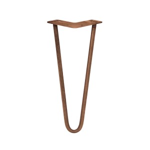 Monstershop 4er Set Tischbeine 30.5cm, Kupfer, 2 Streben. Möbelbeine für DIY Projekte.