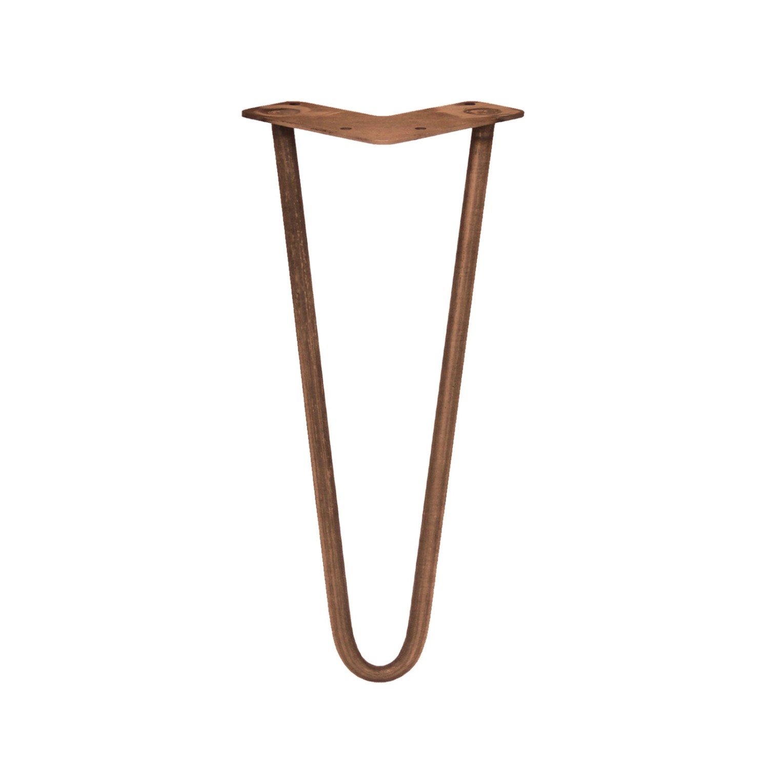 Monstershop 4er Set Tischbeine 30.5cm, Kupfer, 2 Streben. Möbelbeine für DIY Projekte.