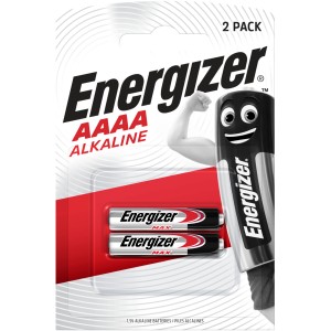Energizer AAAA Alkaline Batterien, 2er-Pack. Spezialzellen für kleine Geräte.