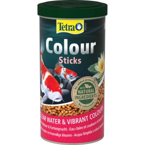 Tetra Pond Colour Sticks Fischfutter 1 l für farbenprächtige Teichfische.