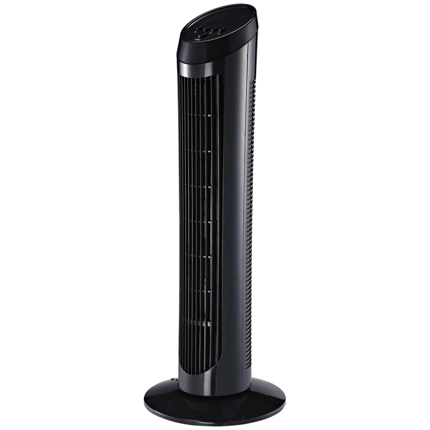 HOMCOM Turmventilator Standventilator ABS-Kunststoff Schwarz Ø27 x H75 cm günstig online kaufen